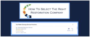 How To Select the Right Restoration Company - Independent Restoration Services - Middle Tennessee