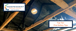 Top Ten Fire Prevention Tips - Independent Restoration Services West Tennessee & North Mississippi